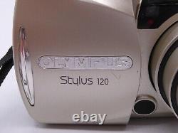 RARE minty Olympus Stylus 120 35mm Compact Film Camera All Weather film tested