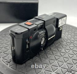 Serviced Olympus XA 35mm Film Camera F. Zuiko 35mm F/2.8 Lens +A11 FLASH #292