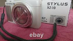 Stylus XZ-10 Camera. Rare white colour. Used/great condition. Free postage