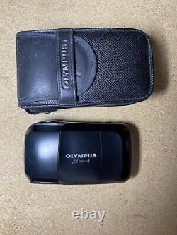 Tested Olympus MJU I, Working 35mm Point & Shoot Film Camera + Case + Batteries